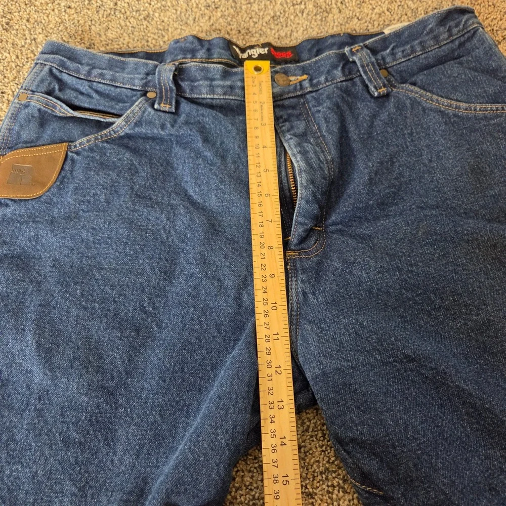 Wrangler‎ Riggs Workwear Mens Thinsulate Lined Jeans 38x30 Blue Denim 103W055TH